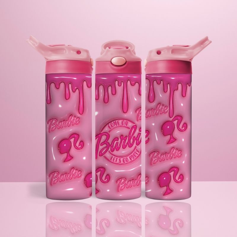 Barbie Fluffy – Thermoskanne mit Klappdeckel, 590 ml