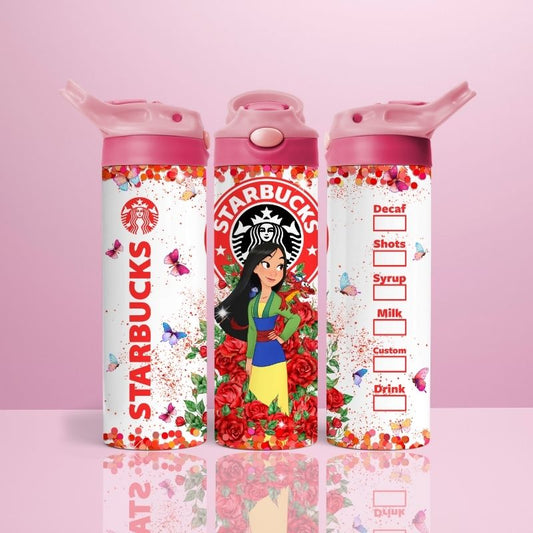 Mulan Flower – Thermoskanne mit Klappdeckel, 590 ml