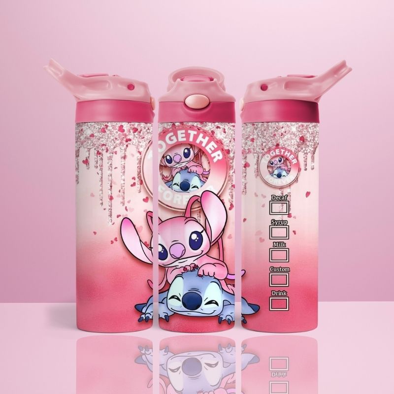 Stitch x Angel Together Forever - Thermos Flip Top 590ml