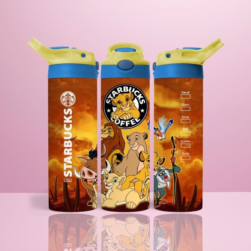 Lion King Starbucks - Flip Top Thermos 590ml