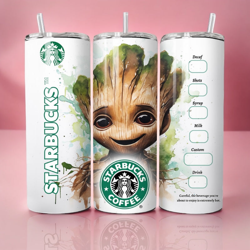 Groot White Starbucks - Thermos 590ml 