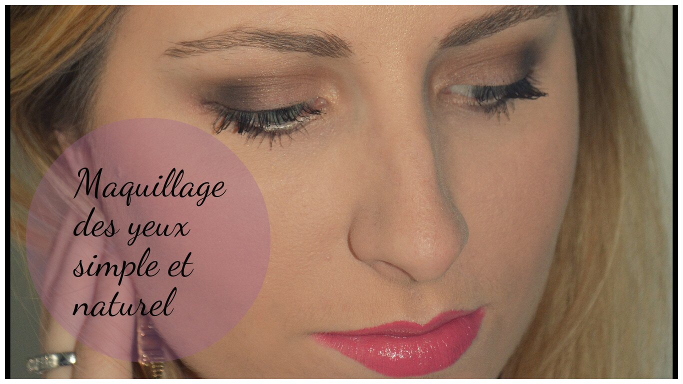 Couverture maquillage simple et naturel